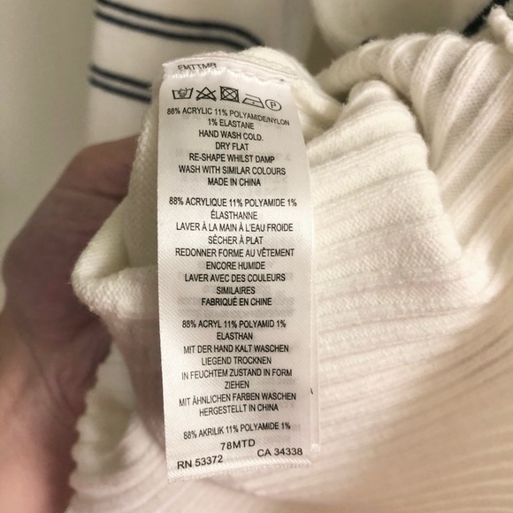 French Connection Striped Turtleneck Sweater - Picture 4 of 4